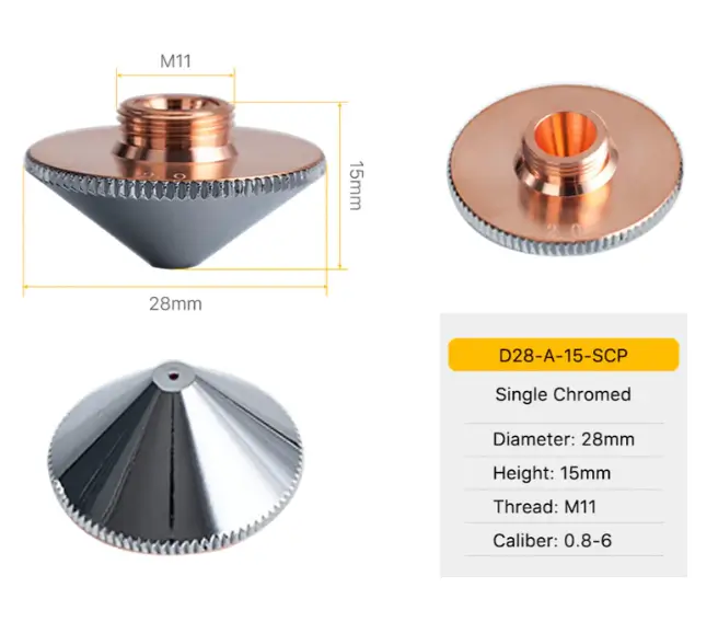 Nozzle2 Precitec_WSX_Single Chrome_D26H14M11