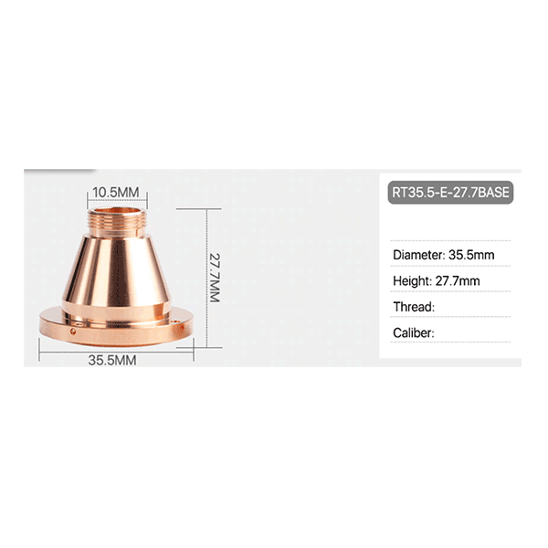 Raytool Type E Nozzle - RT35.5-E-27.7 BASE