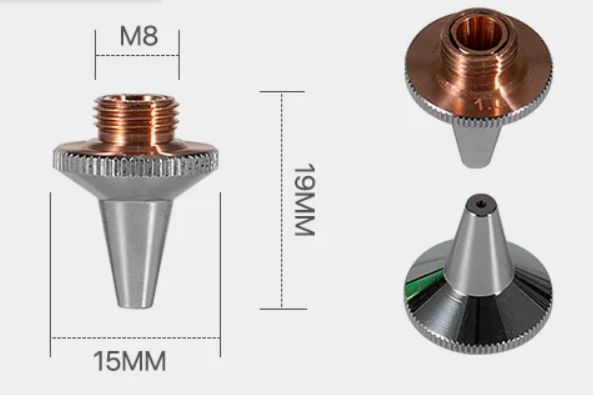 DNE 3D Double layer chrome plated Nozzle