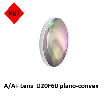 DNE A & A+ Lens D20F60 plano-convex