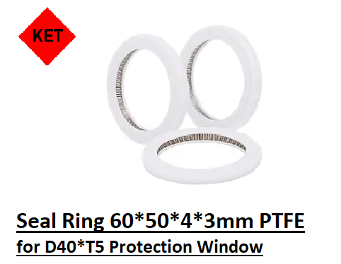 DNE LASER Seal Ring 60x50x4 x3mm, PTFE for D40T5 Protective Windows