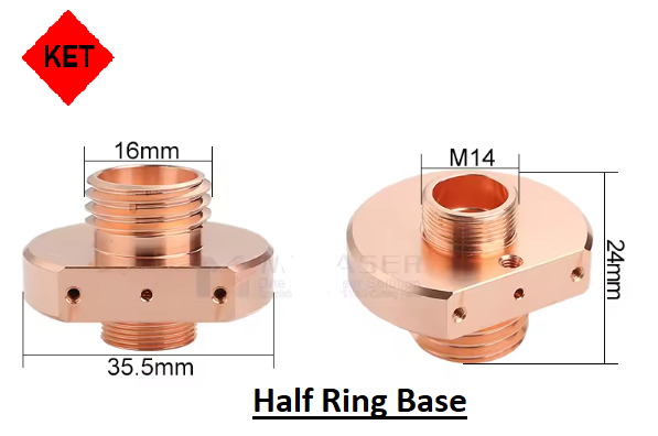 DNE Laser Half Ring Base