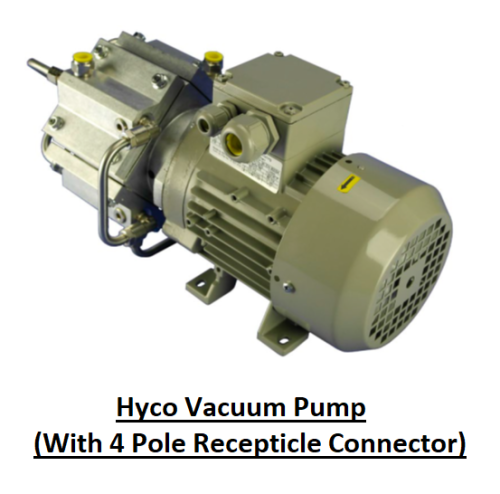 Hyco Vacuum Pump (With 4 Pole Recepticle Connector) - Kirti Enterprises ...