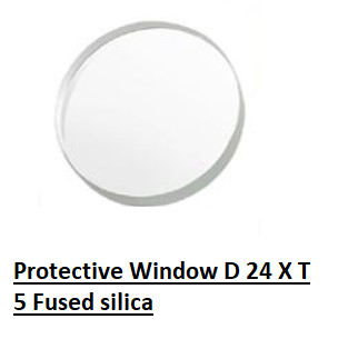 Protective Window D 24 X T 5 Fused silica