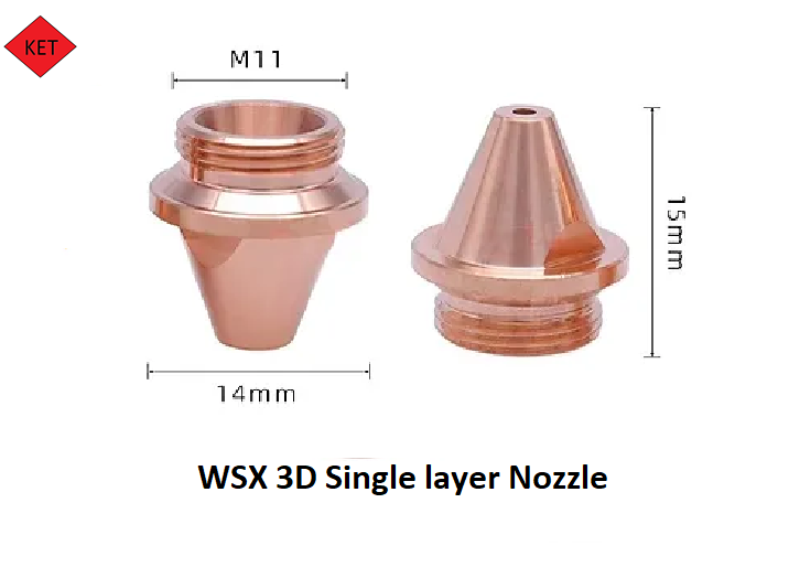 WSX 3D Single Layer Nozzle