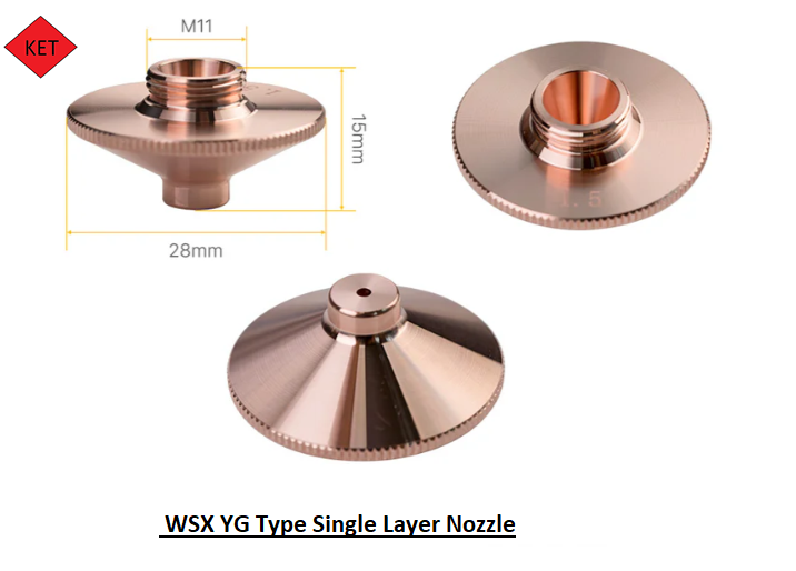 WSX YG Type Single layer Nozzle