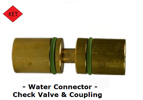 Bystronic Water Connectore_Check Valve and Coupling