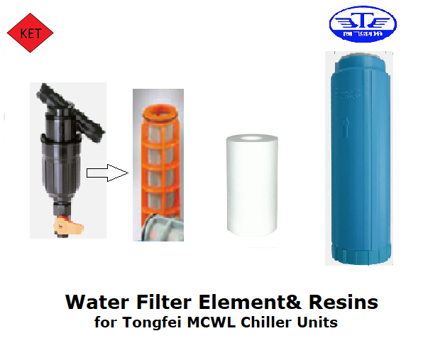 Bystronic_Water Filter Elements & Resin for Tongfei MCWL Chiller Units