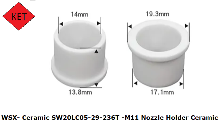 WSX -Ceramic SW20 LC05-29-236T - M11 Nozzle Holder Cerami