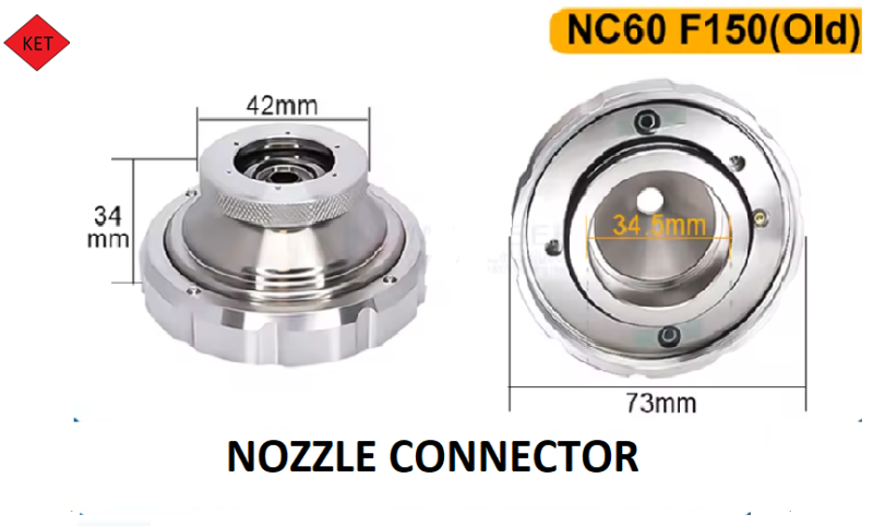 WSX Nozzle Connector -NC60_F150_Old