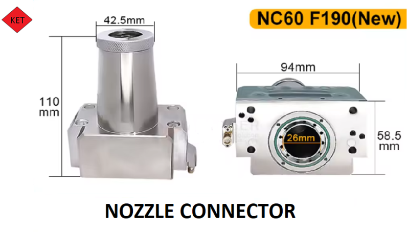 WSX Nozzle Connector -NC60_F190_New