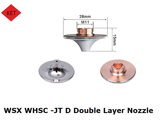 WSX WHSC-JT-D Double Layer Nozzle