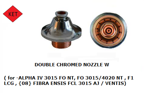 Amada_ DOUBLE CHROMED NOZZLE W